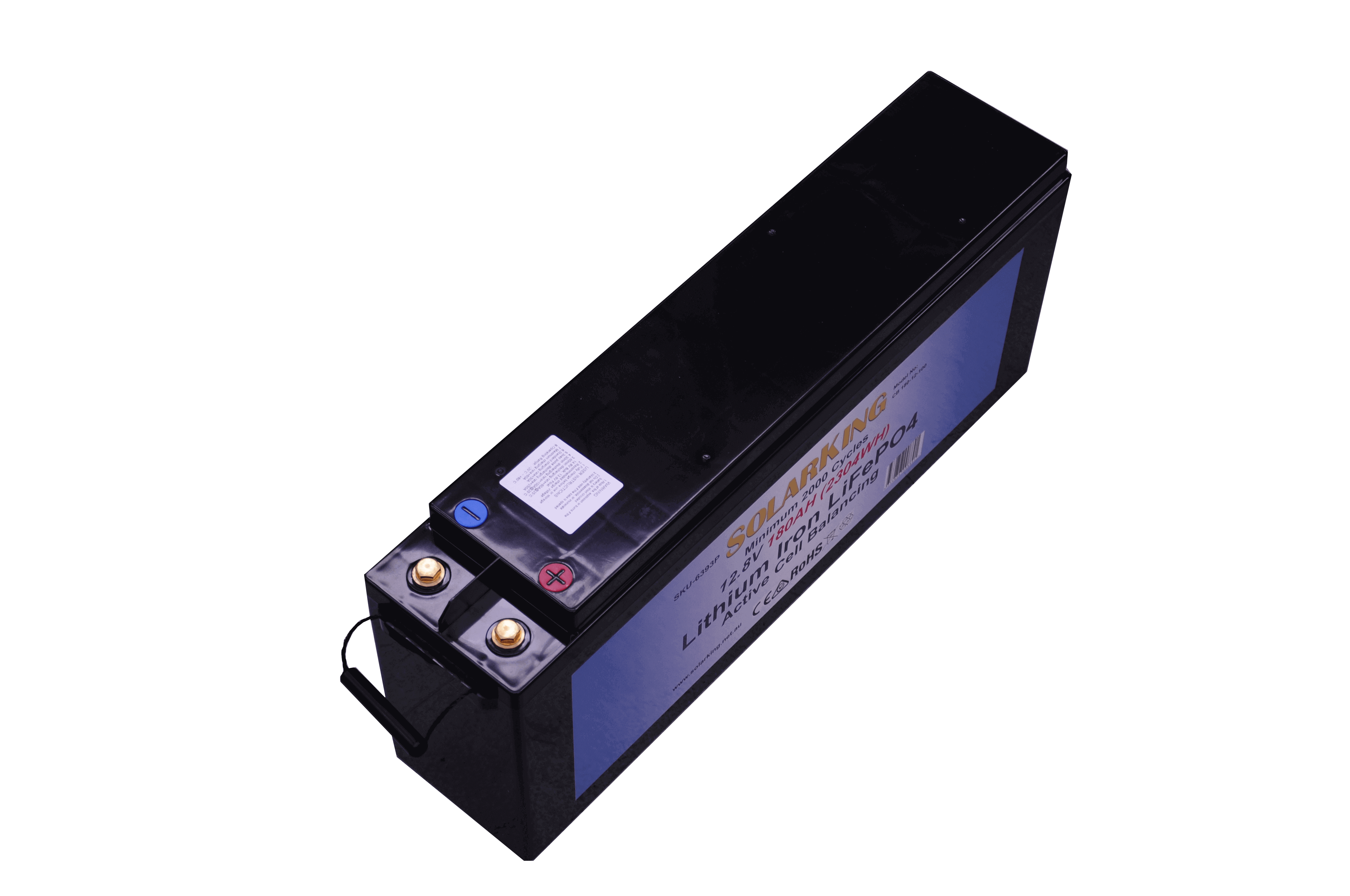 12.8V 180AH  Solarking Lithium Iron Battery Plastic Case  CB-180-12-100